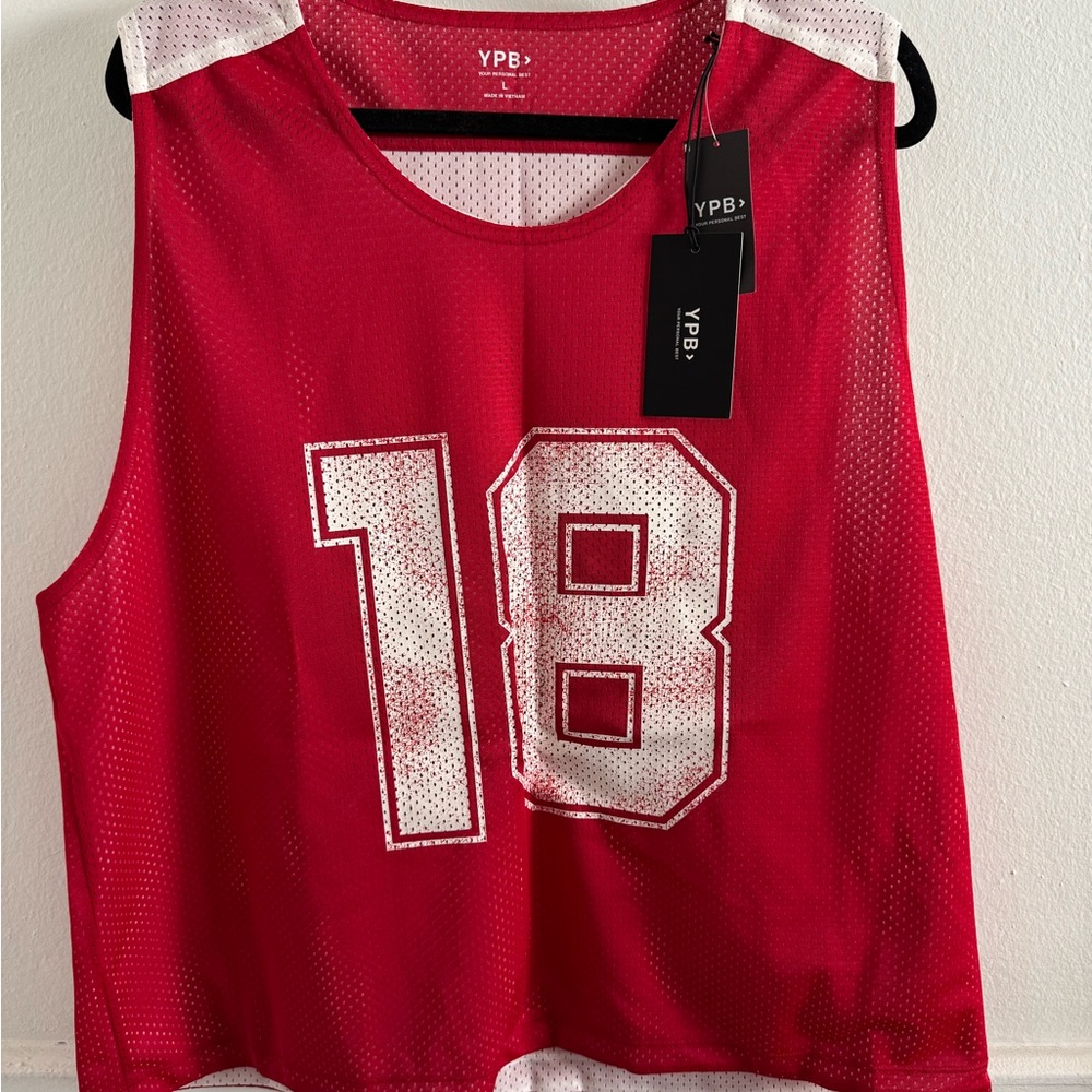 Abercrombie & Fitch Red Tank Top